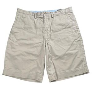 Polo Ralph Lauren Mens 34 Stretch Classic Fit Tan 9" Inseam Shorts